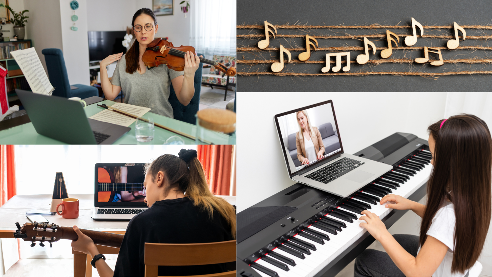 Clases de música online en EMAC. Clases virtuales de Música